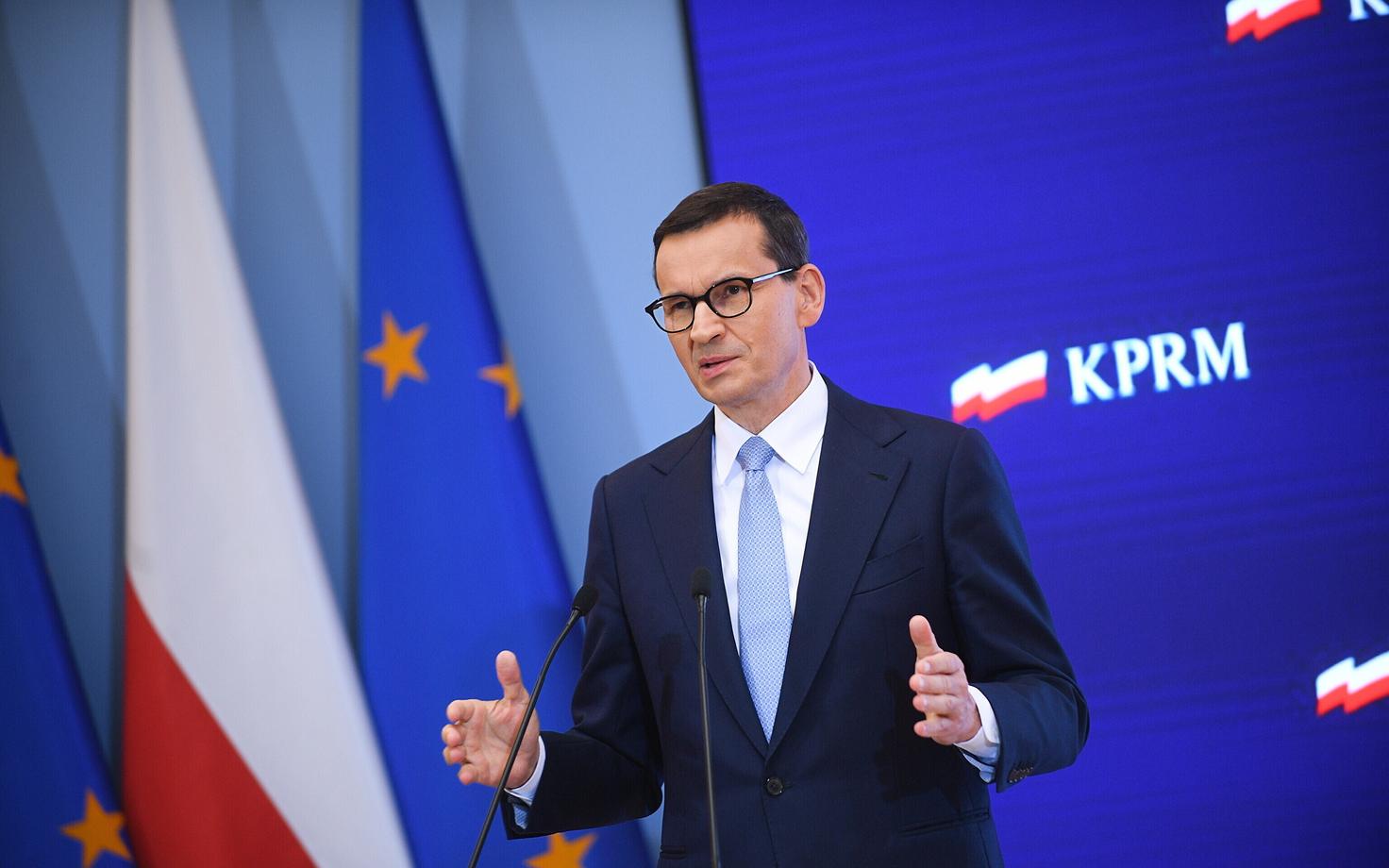 Poola peaminister Mateusz Morawiecki.
