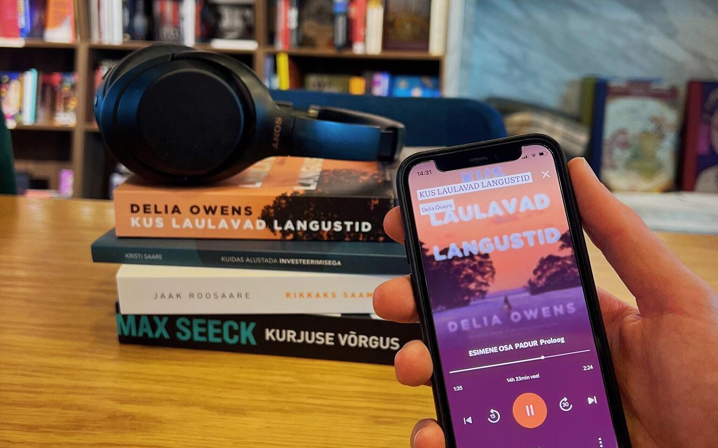Rahva Raamat tuli sel nädalal esimesena Eestis turule audioraamatute äpiga, kust saab ühe kuutasu eest piiramatult kuulata sadu teoseid.
