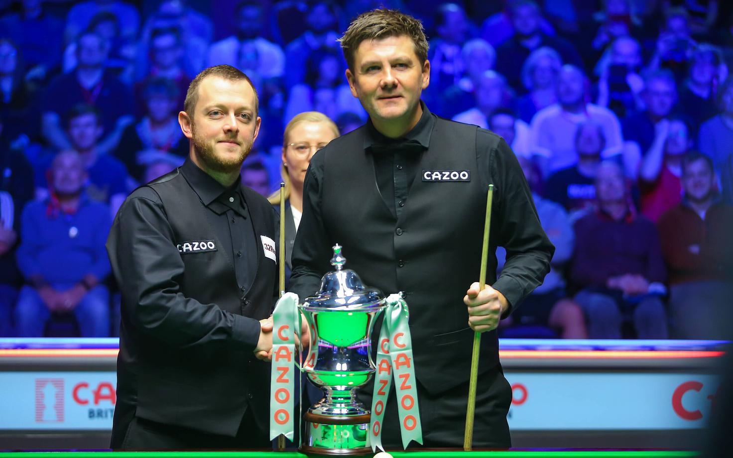 Mark Allen vasakul ja Briti lahtiste võitja Ryan Day