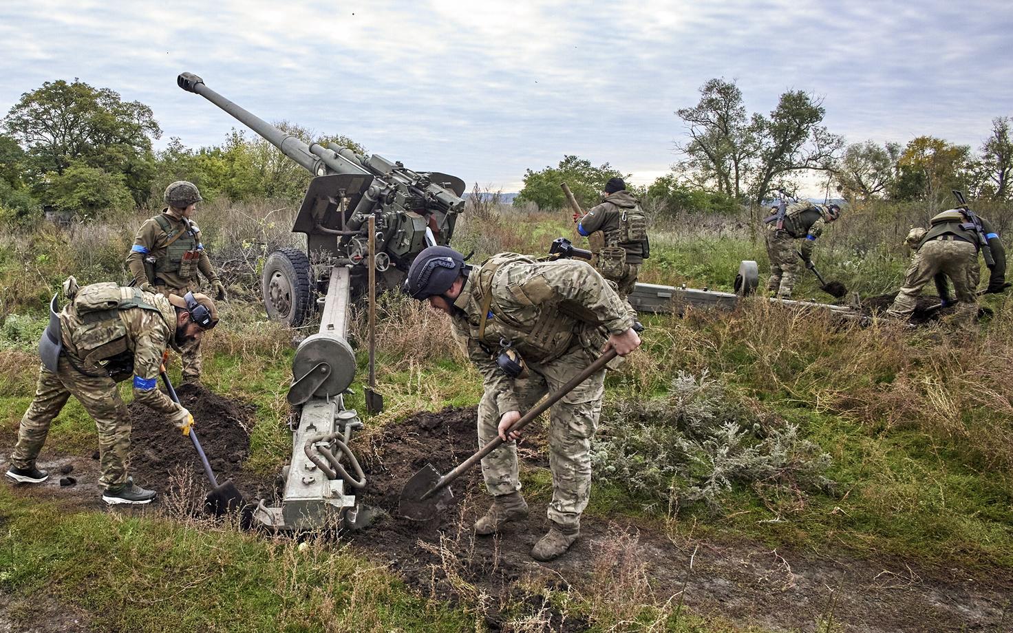 Украинские военные.