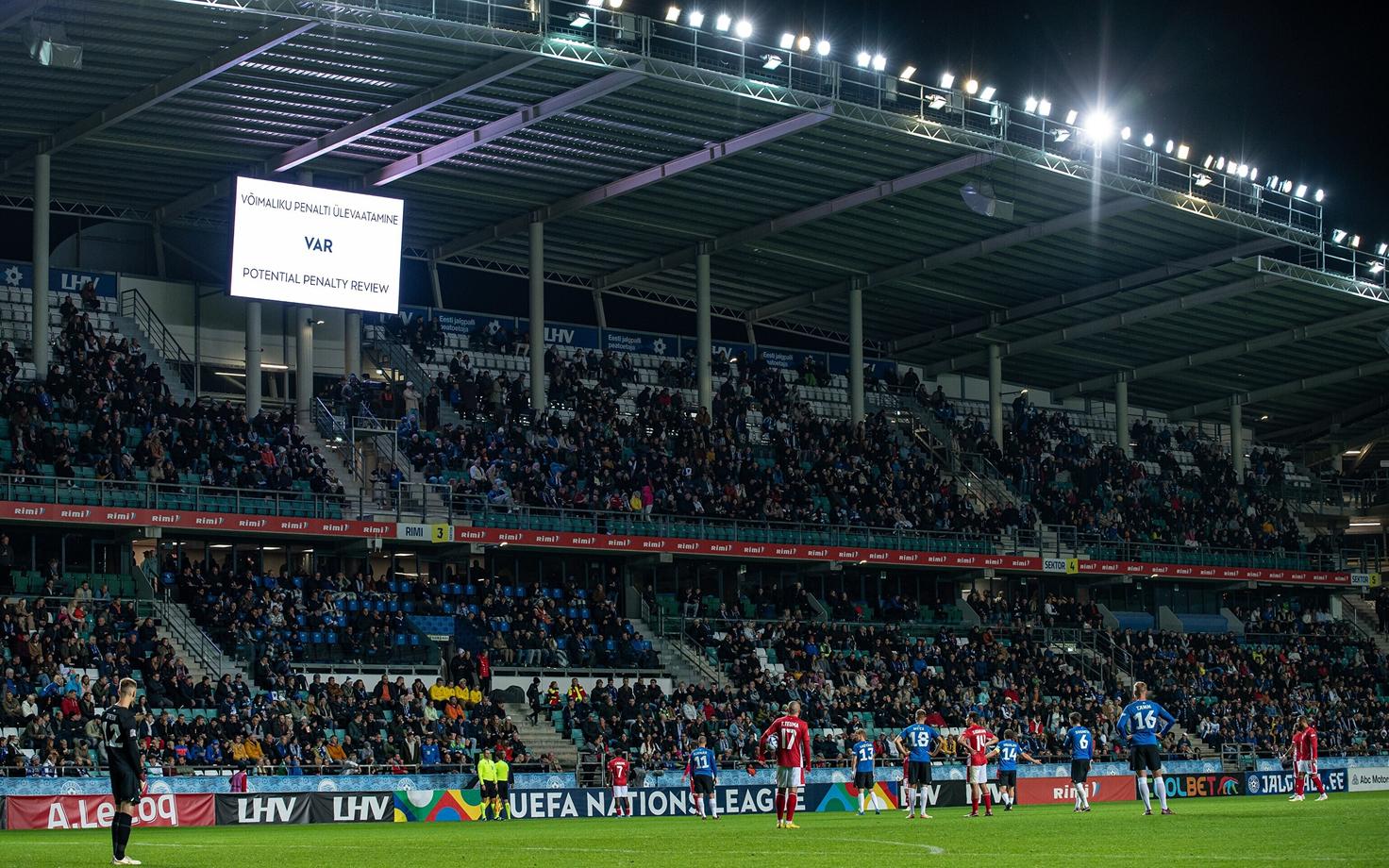 VAR kasutusel A. Le Coq Arenal
