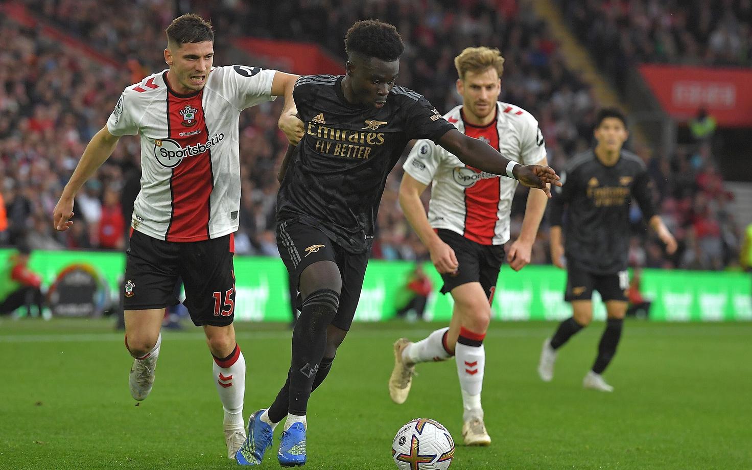 Bukayo Saka palliga
