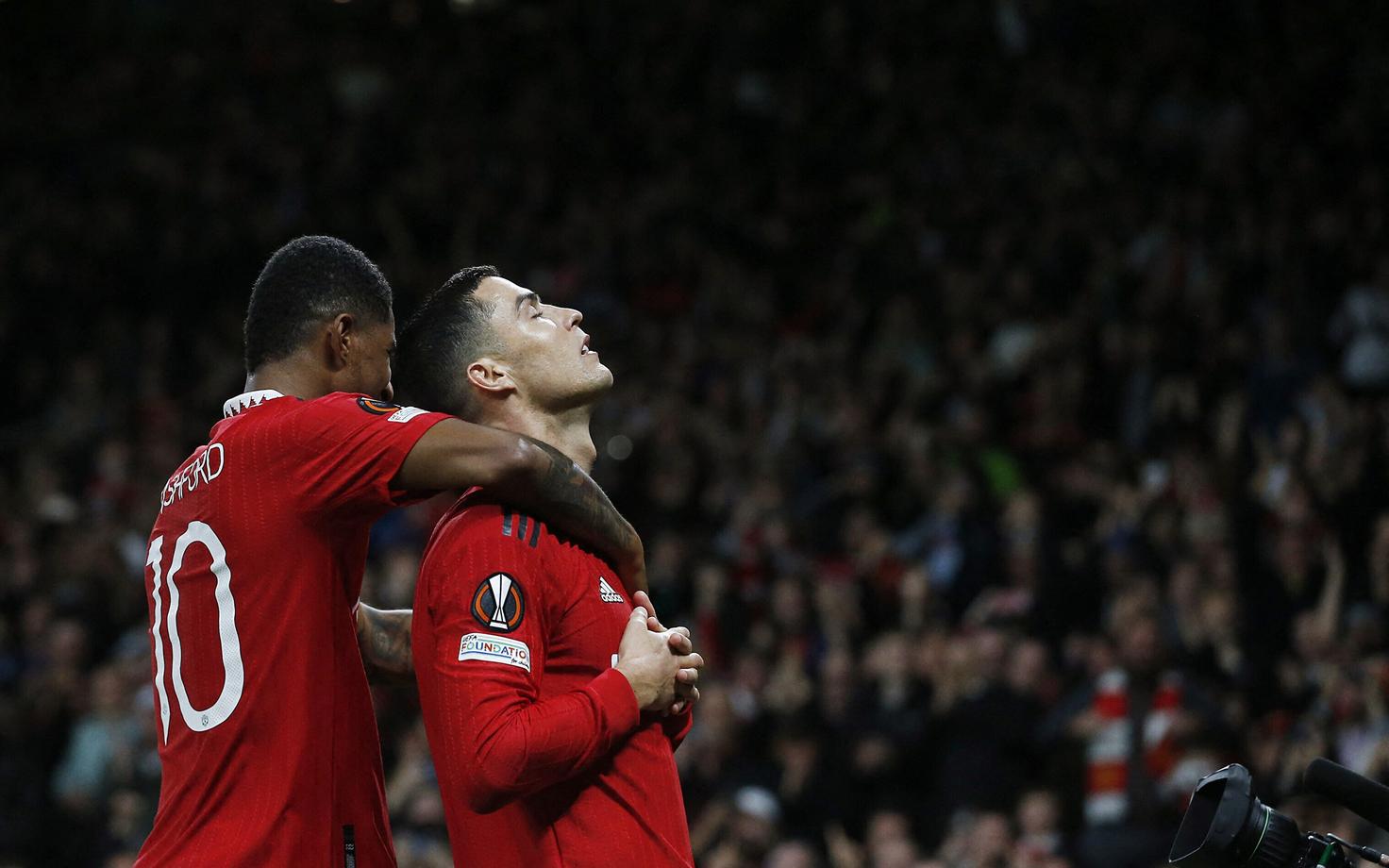 Marcus Rashford ja Cristiano Ronaldo