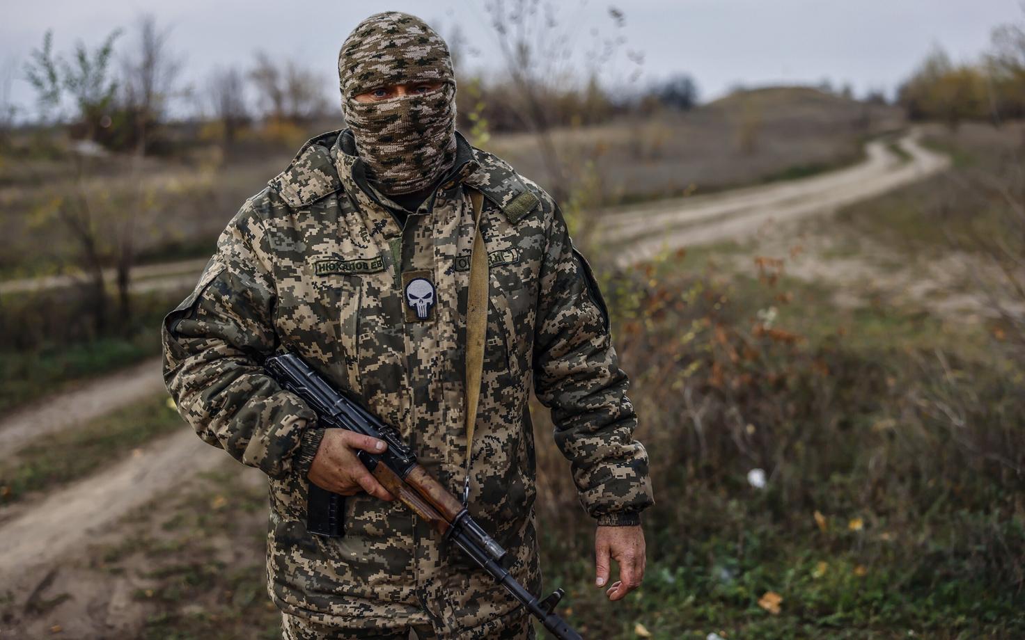 Ukraina sõdur Hersoni oblastis.