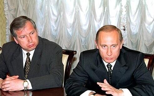 Viktor Tšerkessov ja Vladimir Putin 2008. aastal