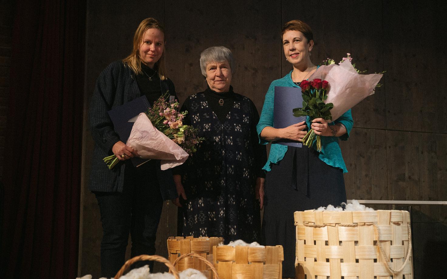 Vasakult: Kristi Everst, Anu Raud, Koidu Ahk