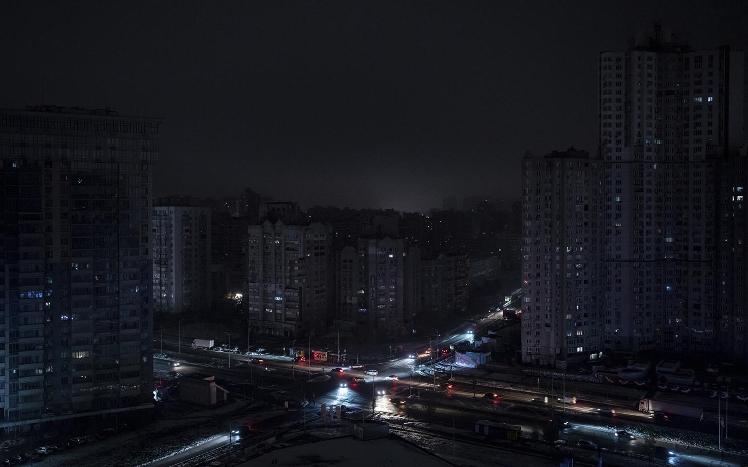 Киев вечером 23 ноября.