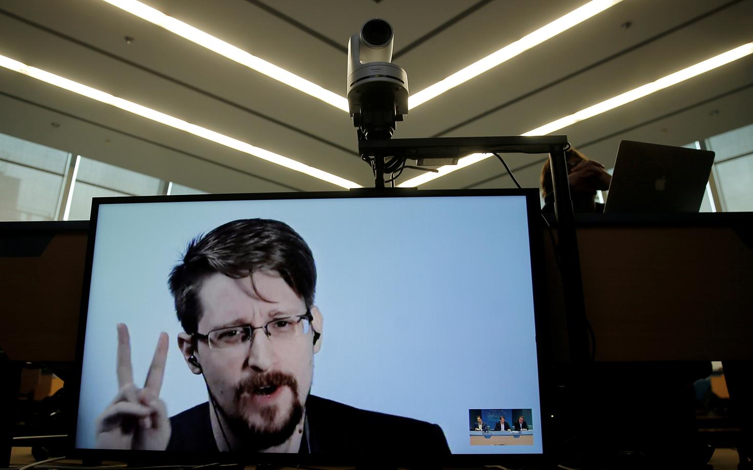 Edward Snowden 2021. aastal vilepuhujate videokonverentsil