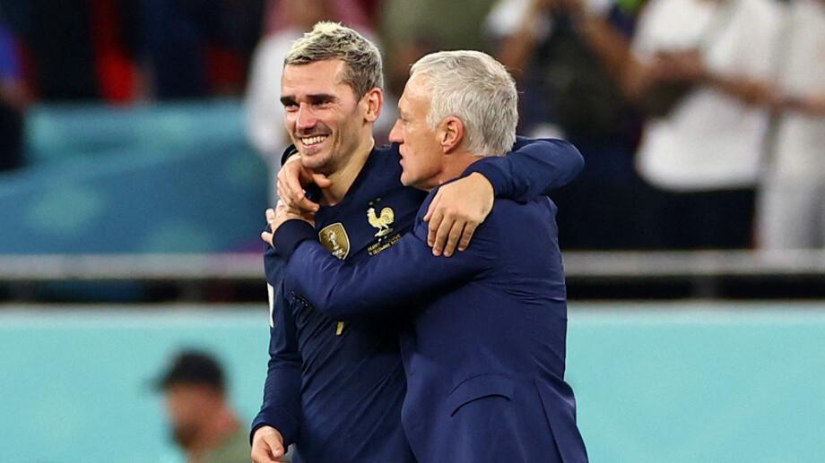 Antoine Griezmann ja Didier Deschamps