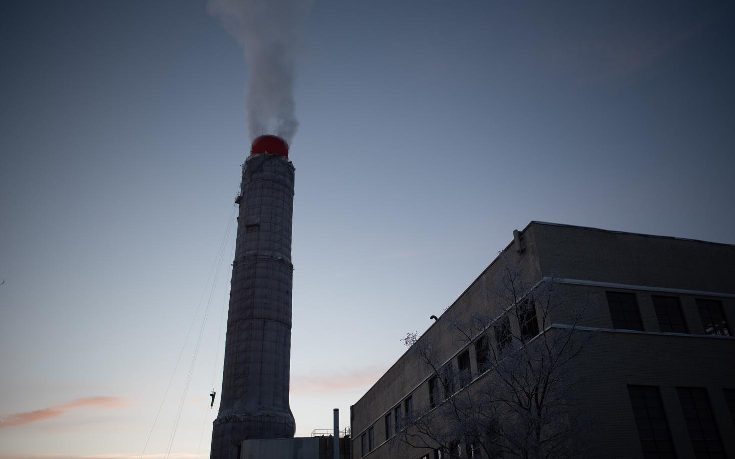 A district heating plant in Tallinn.