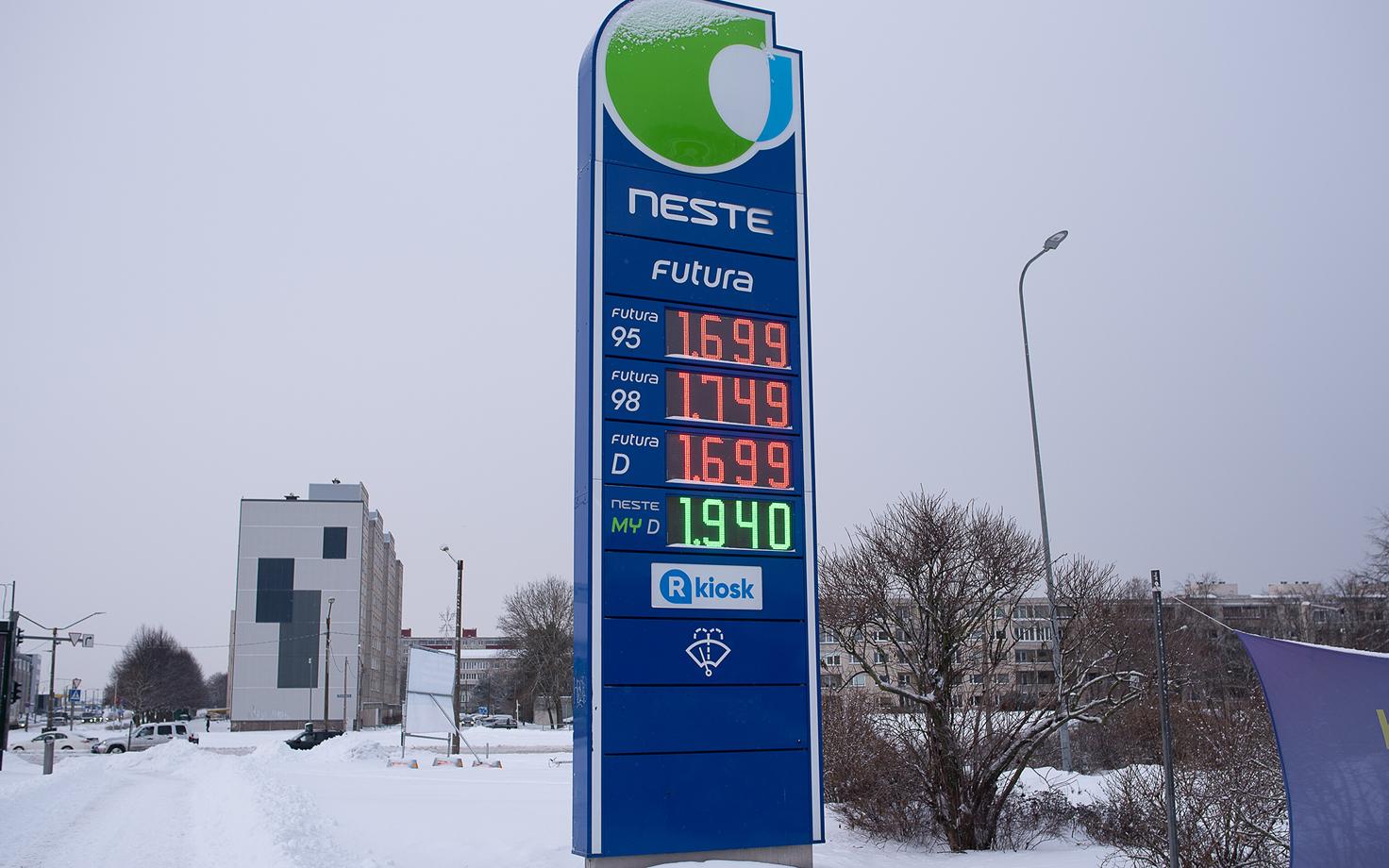 Gasoline prices on December 13, 2022.