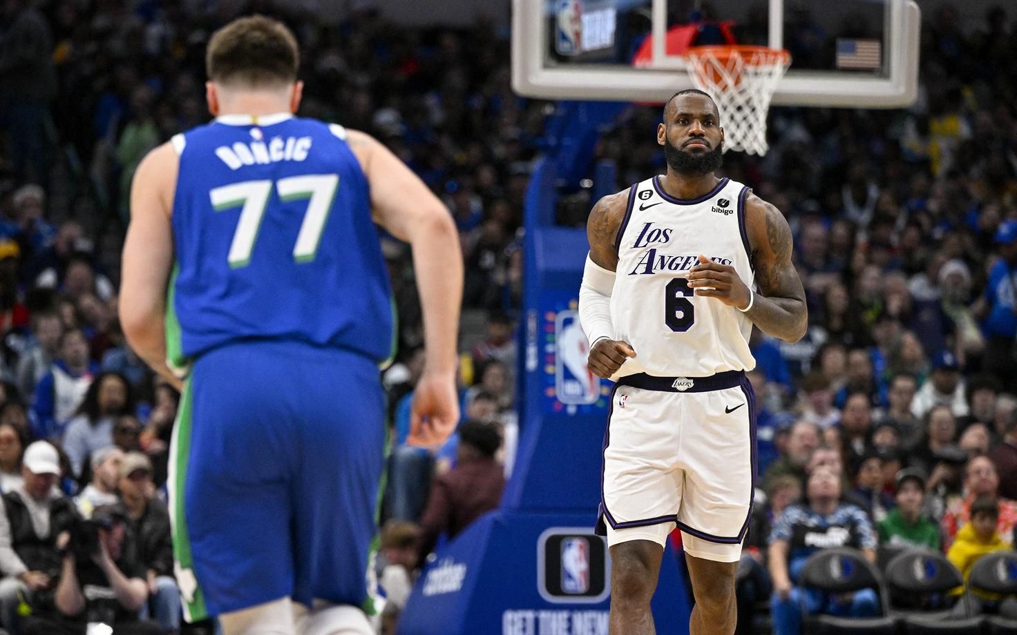 Luka Doncic ja LeBron James