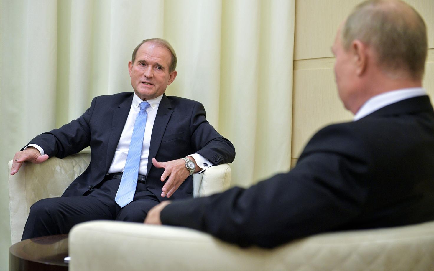 Endine Ukraina poliitik Viktor Medvedtšuk on lähedastes suhetes Vene presidendi Vladimir Putiniga