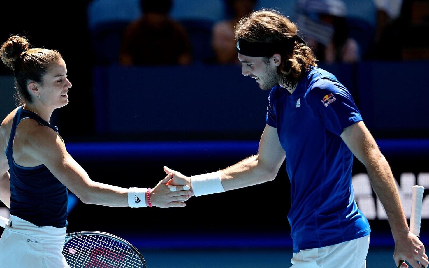 Maria Sakkari ja Stefanos Tsitsipas