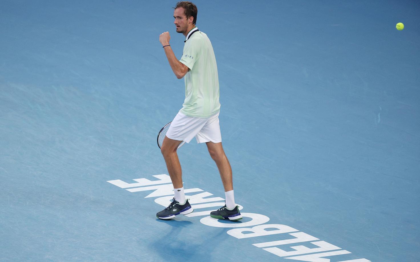 Daniil Medvedev eelmisel aastal Austraalia lahtistel