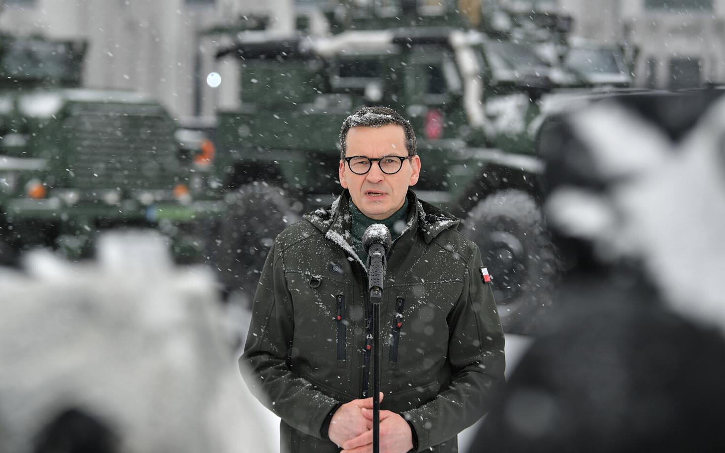 Poola peaminister Mateusz Morawiecki Siedlces