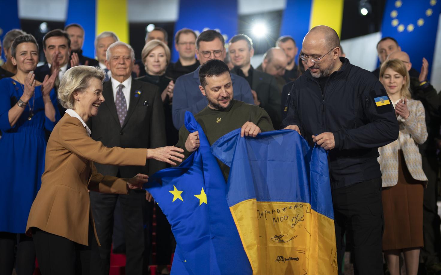 Euroopa Komisjoni president Ursula von der Leyen saabus Kiievisse koos komisjoni volinikega ning kohtus Ukraina valitsusliikmetega