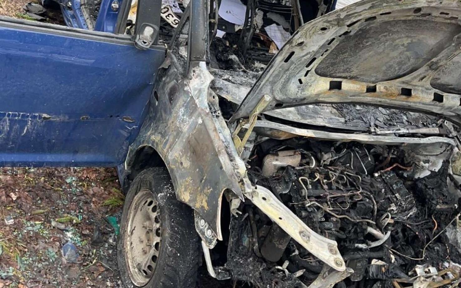 Один из угнанных автомобилей подростки подожгли в Тартумаа.