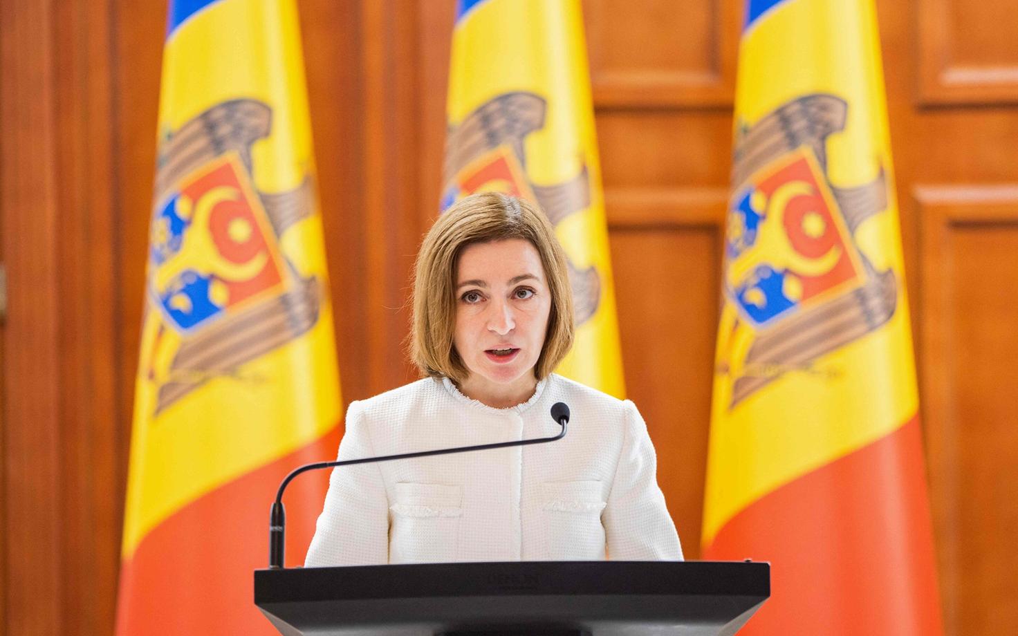 Moldova president Maia Sandu