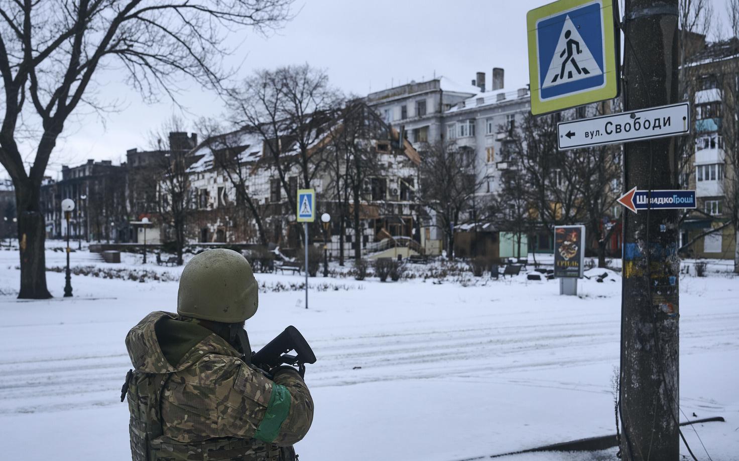 Ukraina sõdur Bahmutis