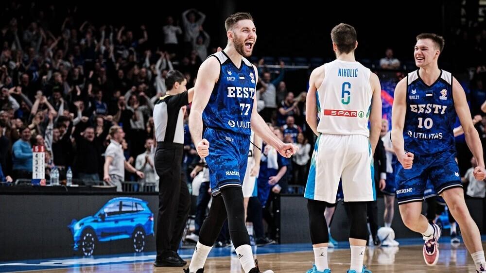Korvpalli MM-valikmäng Eesti - Sloveenia