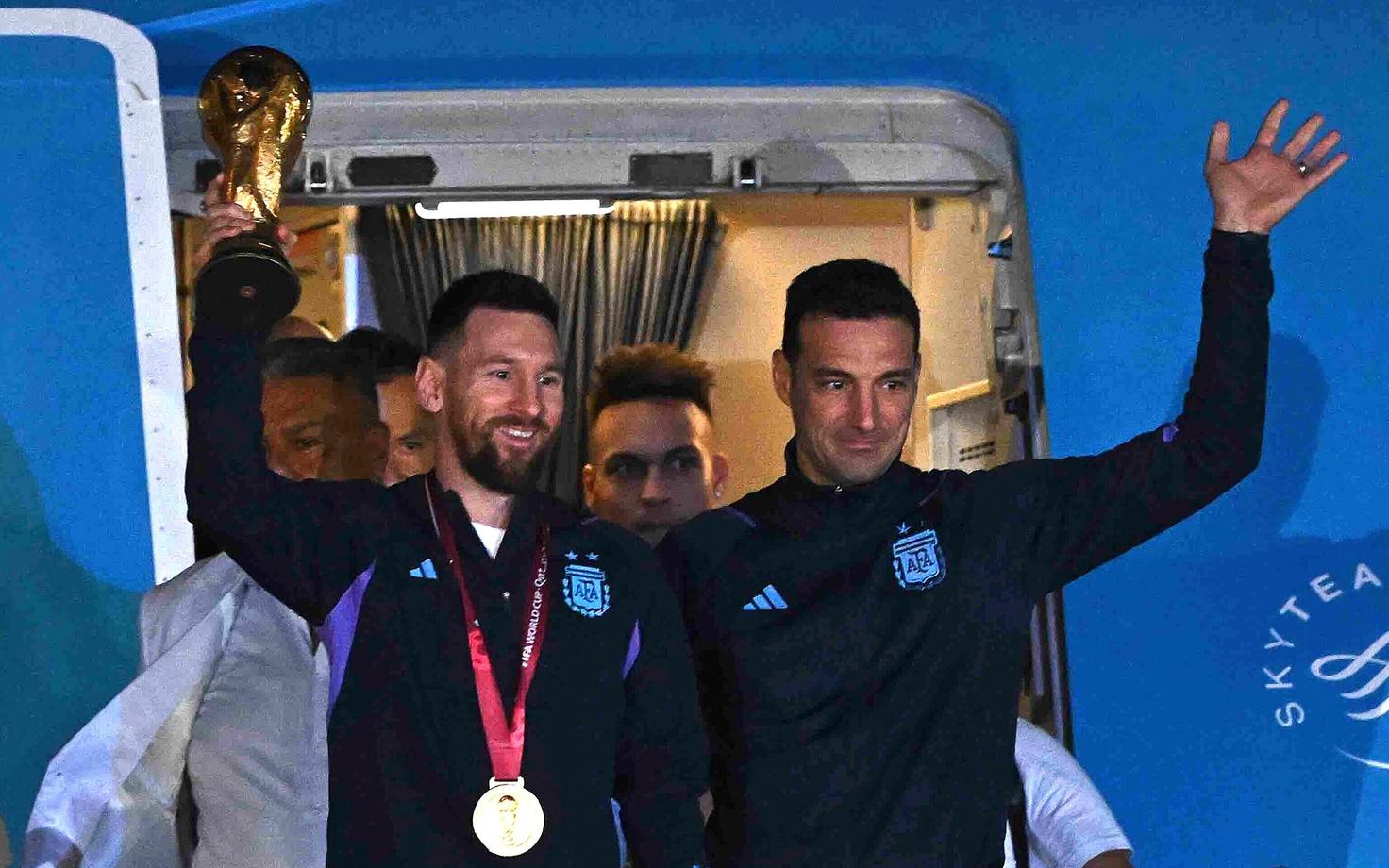 Lionel Messi ja Lionel Scaloni