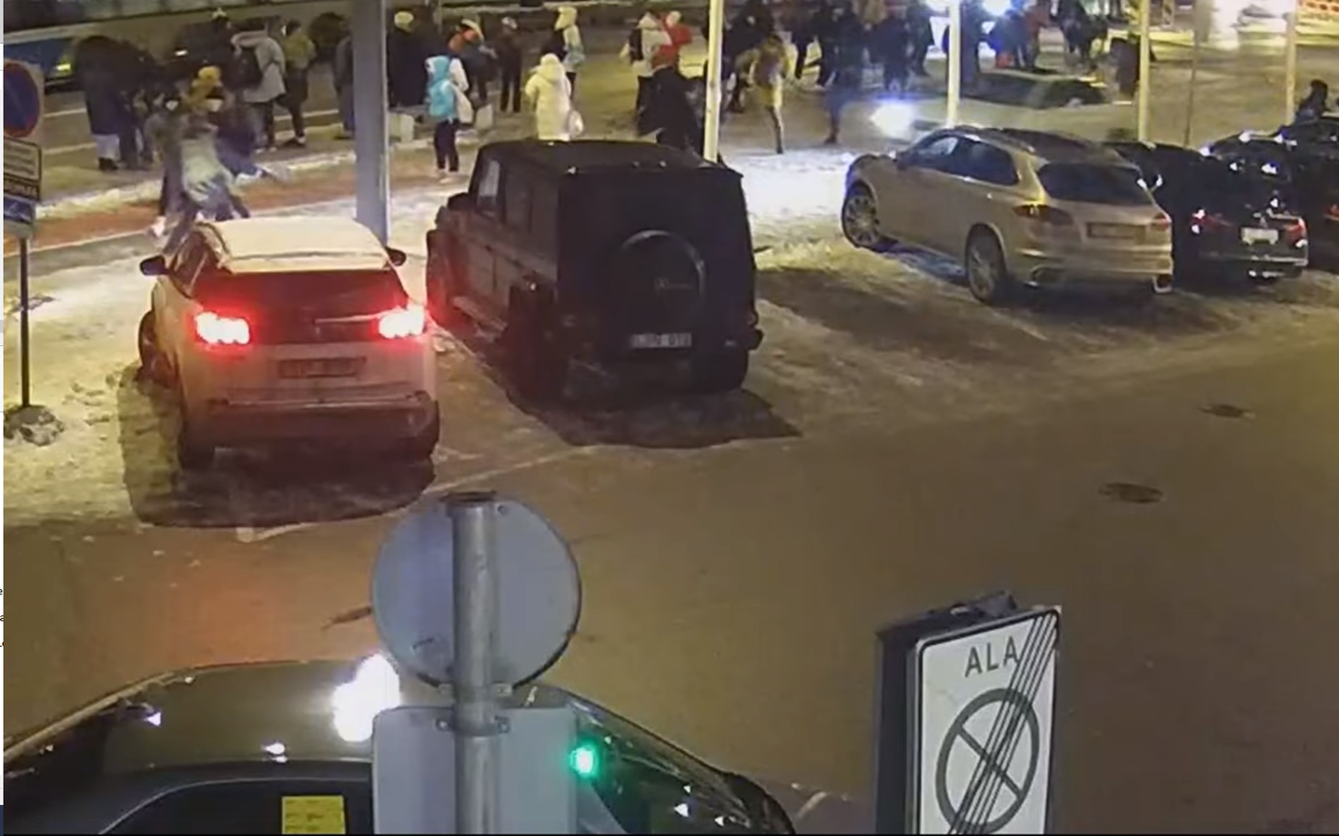 ДТП на остановке возле Балтийского вокзала.