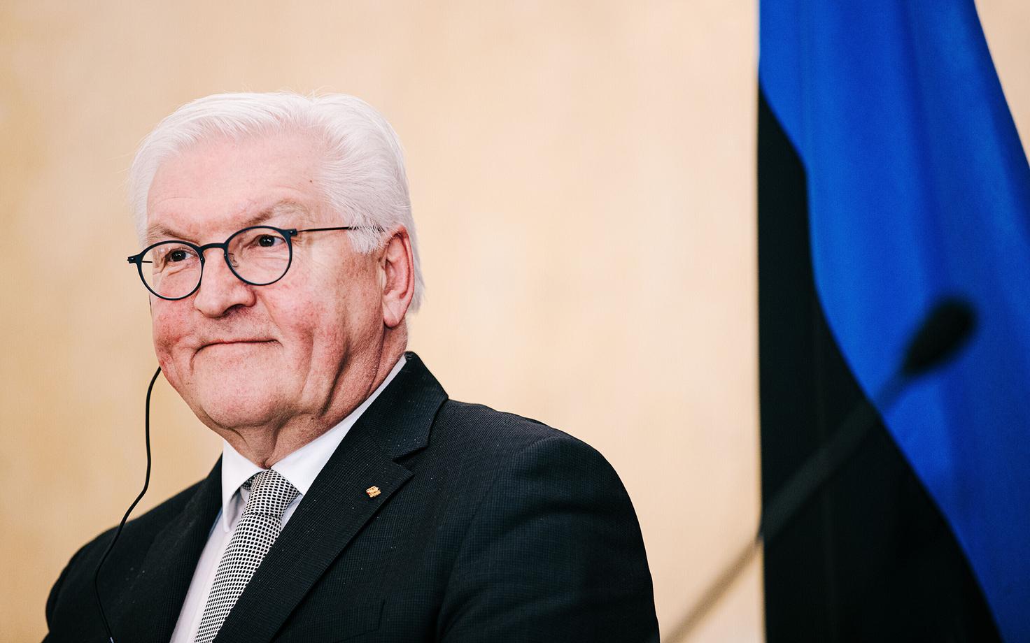 Франк-Вальтер Штайнмайер в Таллинне.