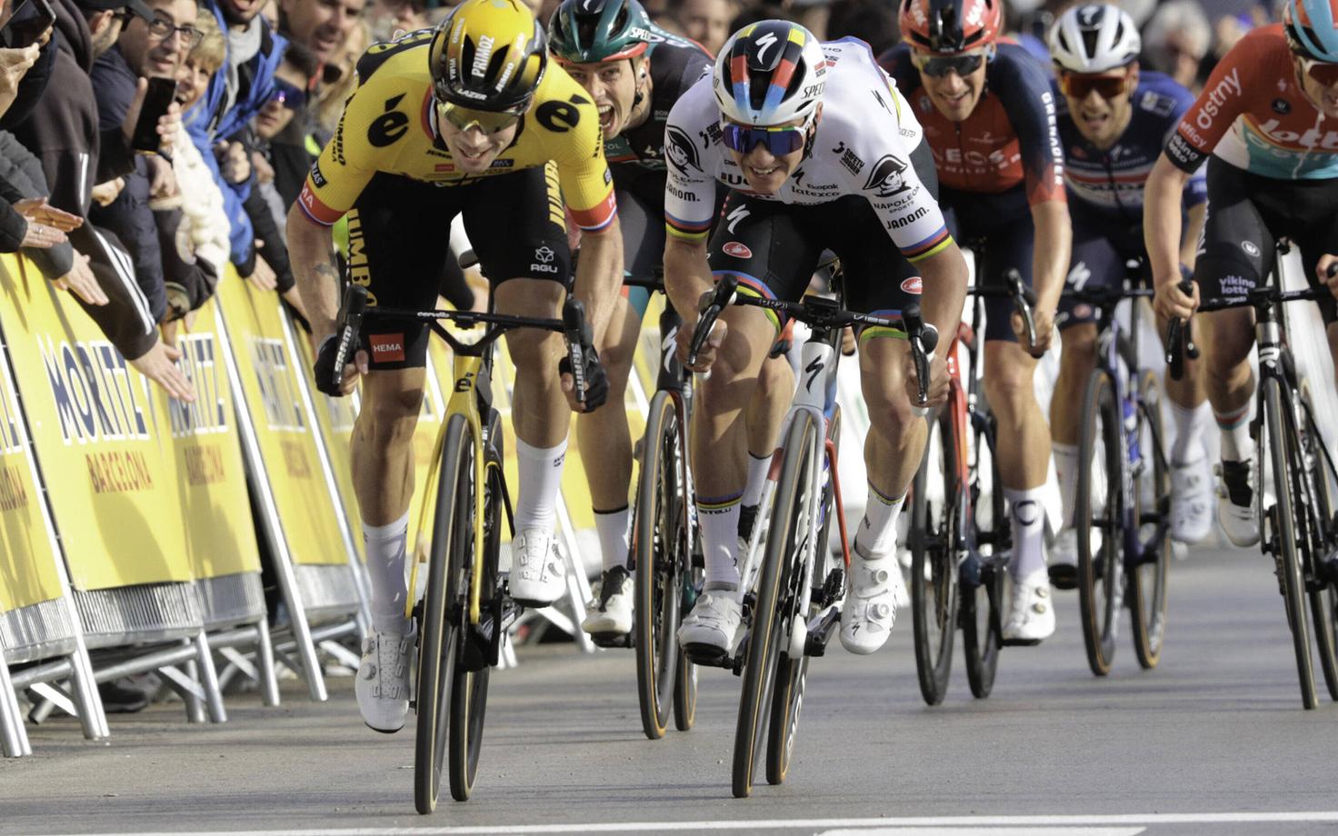 Primož Roglic ja Remco Evenepoel