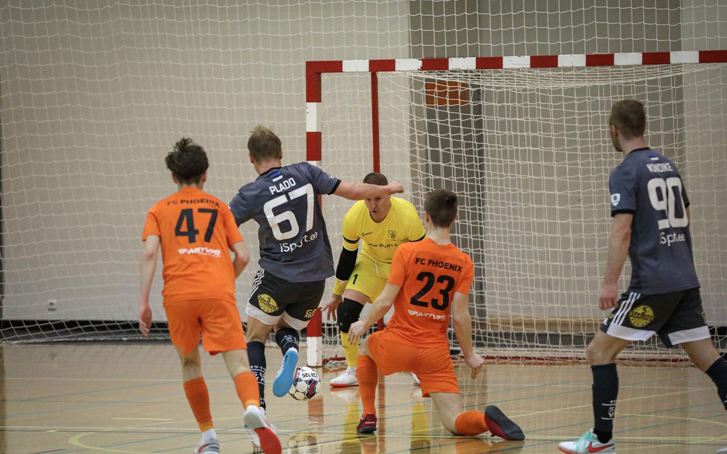 Ühes veerandfinaalpaaris on vastasteks Jõhvi FC Phoenix ja Tartu Ravens Futsal.