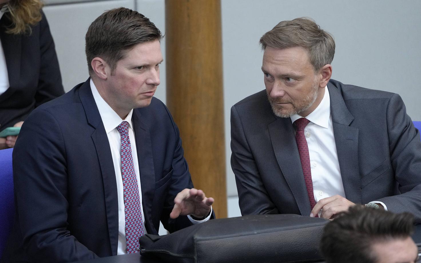 Florian Toncar ja Saksamaa rahandusminister Christian Lindner