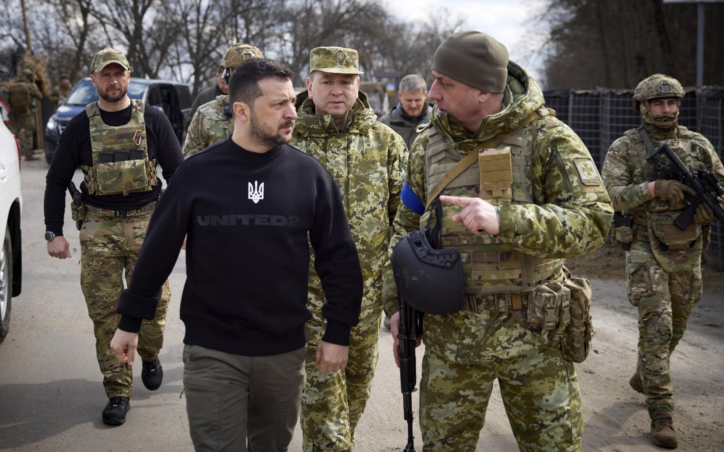 Ukraina president Volodõmõr Zelenski Sumõ oblastis