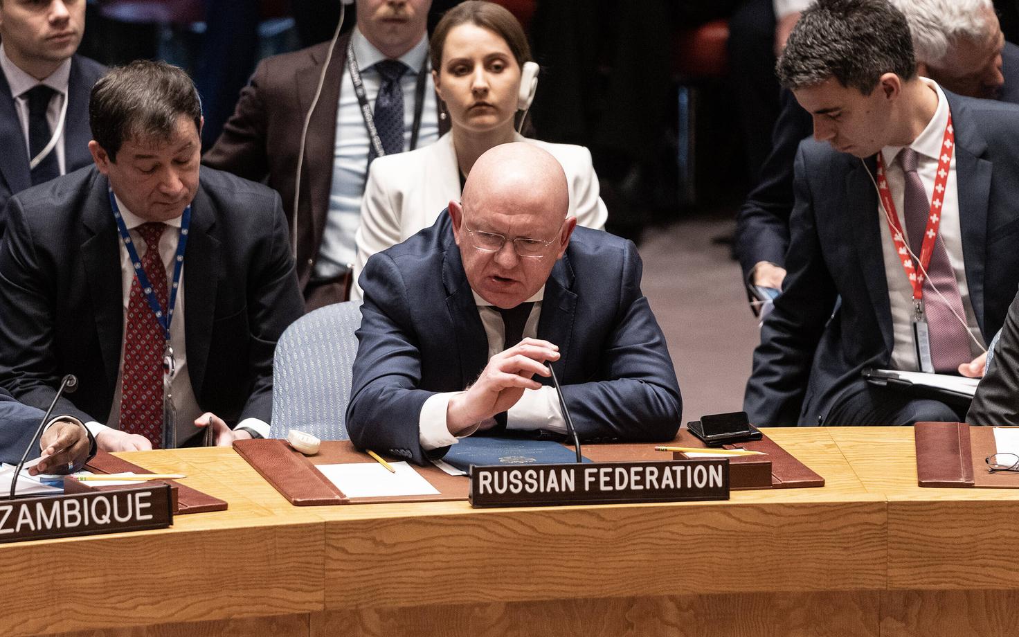 Vene diplomaat Vasili Nebenzya ÜRO julgeolekunõukogus