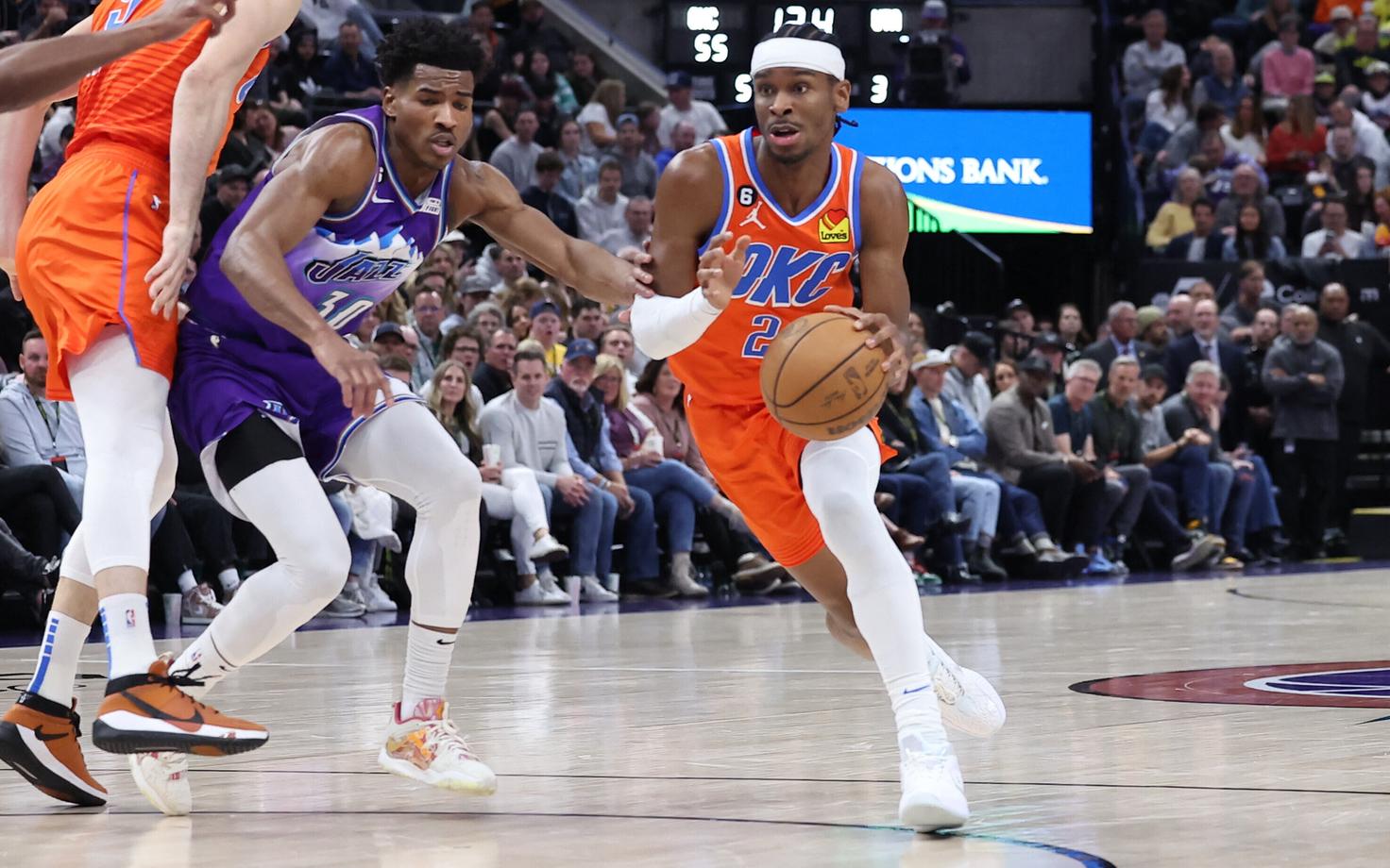 Shai Gilgeous-Alexander (palliga) viskas olulises kohtumises üleplatsimehena 22 punkti.