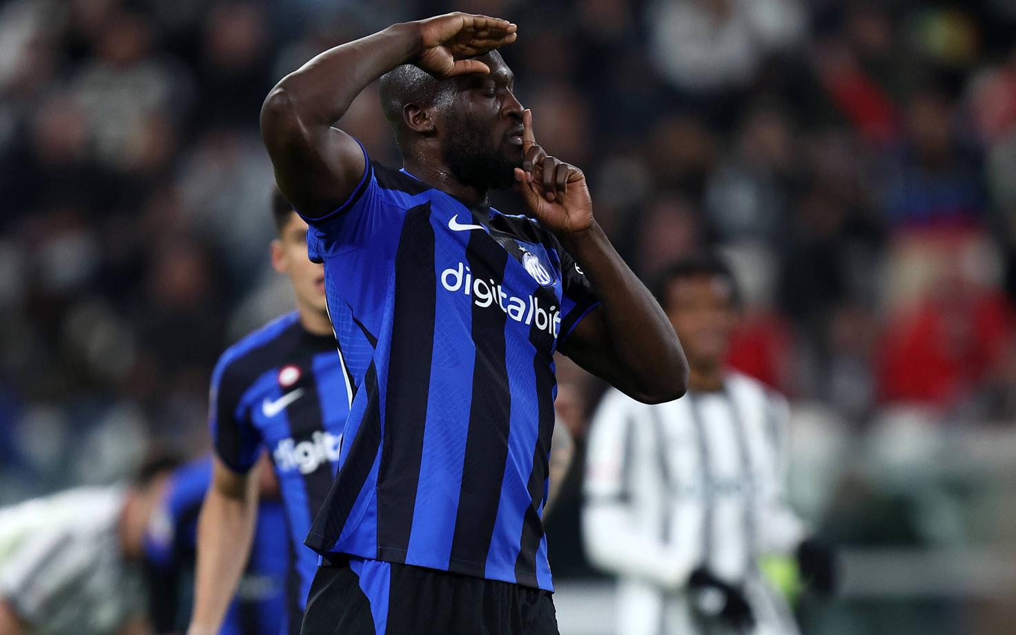 Romelu Lukaku lõi aprilli algul Juventuse vastu viigivärava ning suunas vastasfännidele vaigistava žesti