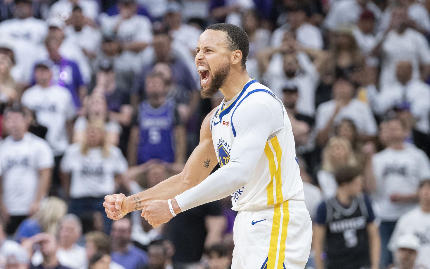 Stephen Curry püstitas Kingsi vastu rekordi, kui skooris otsustavas seitsmendas kohtumises 50 punkti