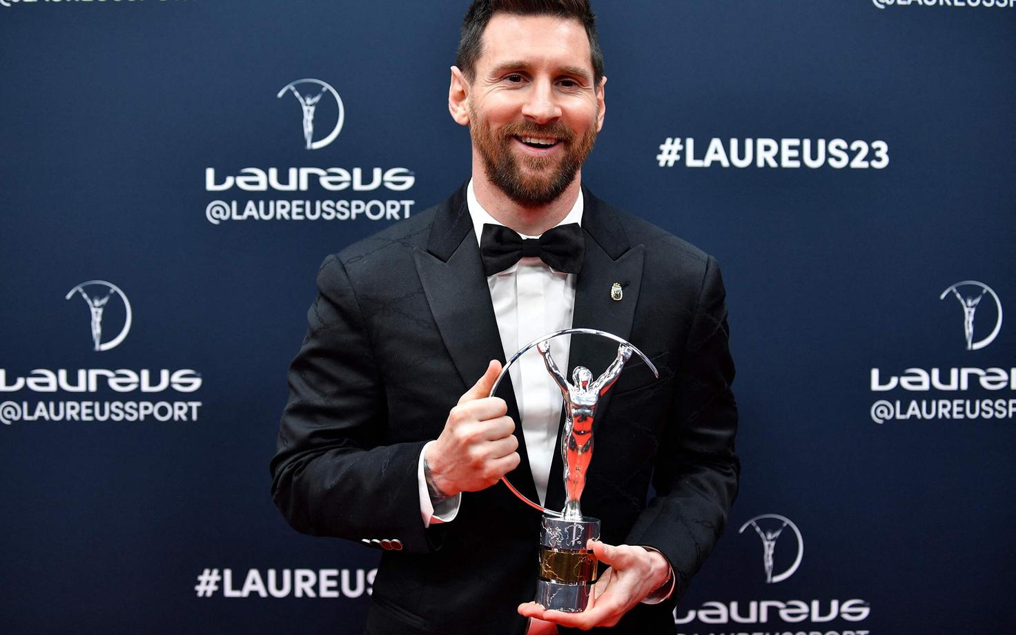 Lionel Messi Lauruse auhinnaga