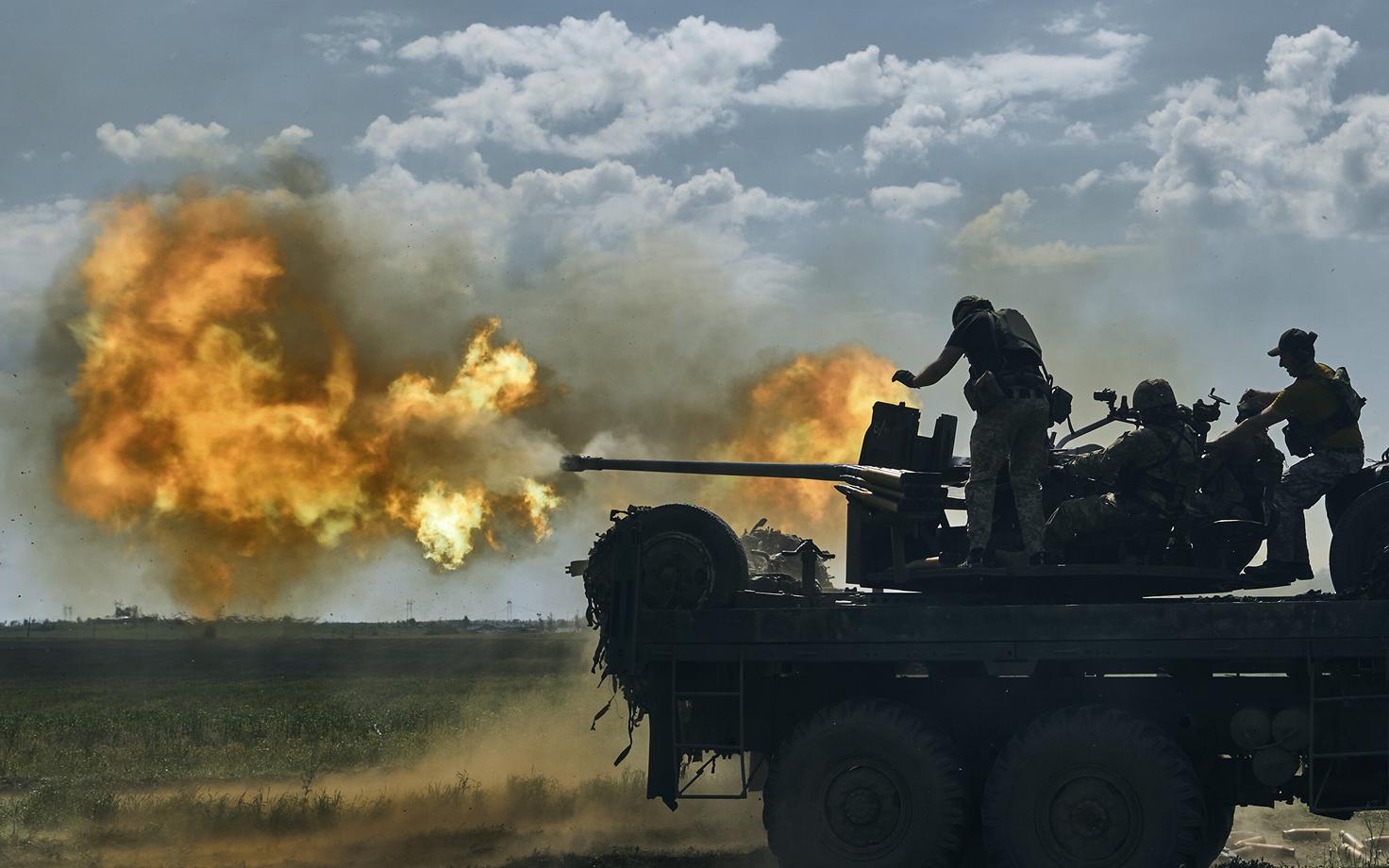 Ukraina sõdurid Bahmuti lähistel