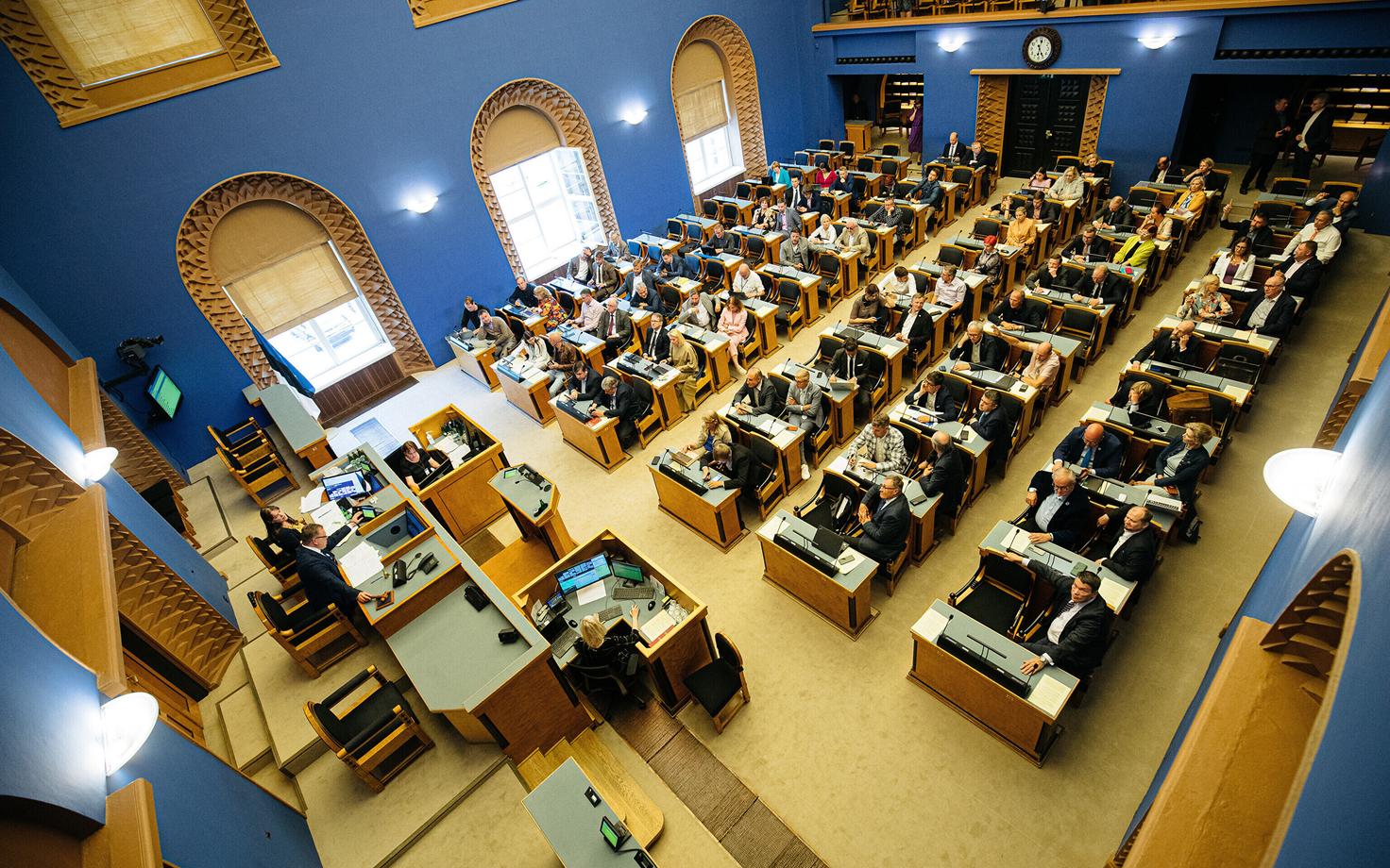 Riigikogu istungisaal