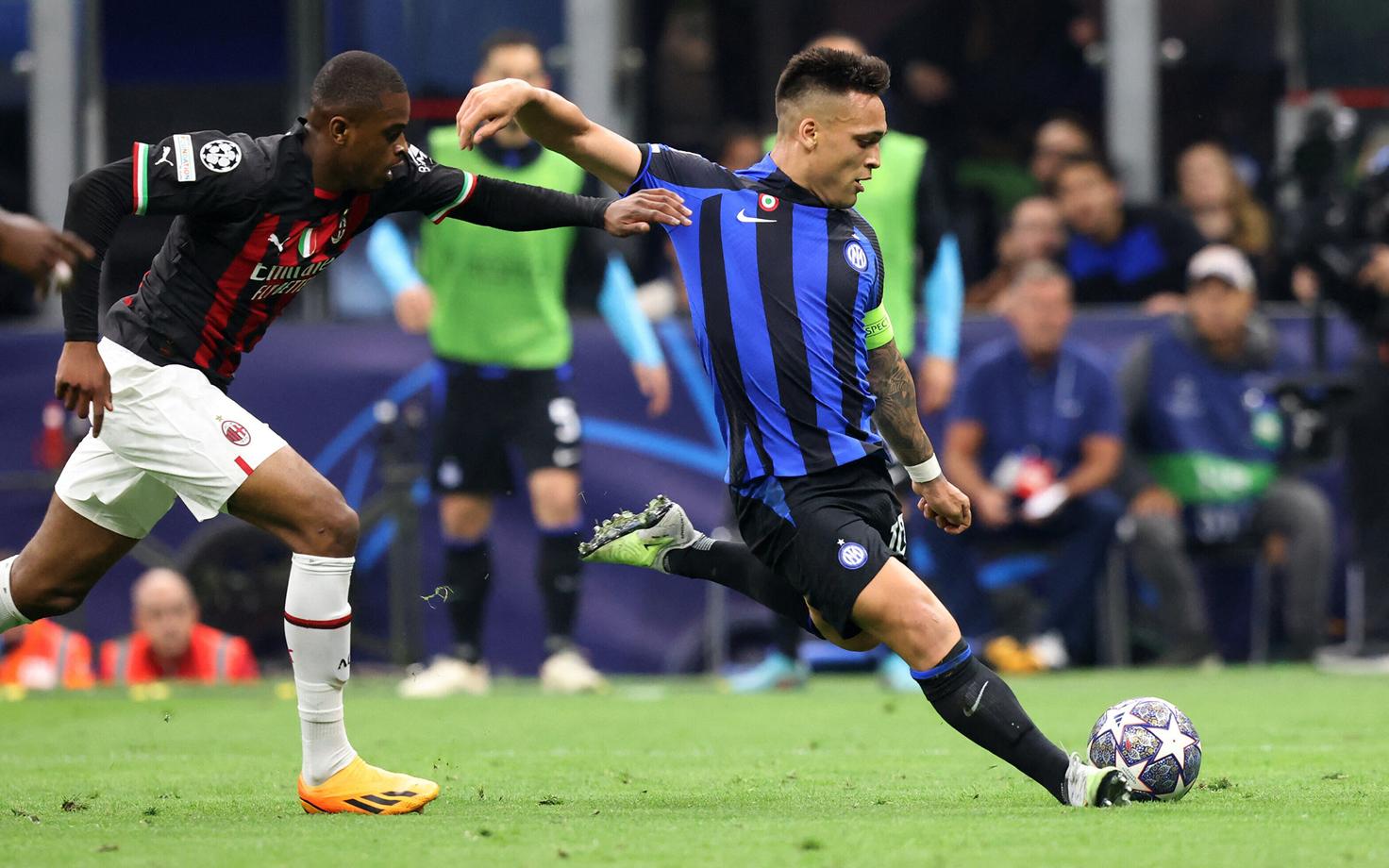 Lautaro Martinez (paremal) lõi korduskohtumise ainsa värava ja juhatas Milano Interi Meistrite liiga finaali