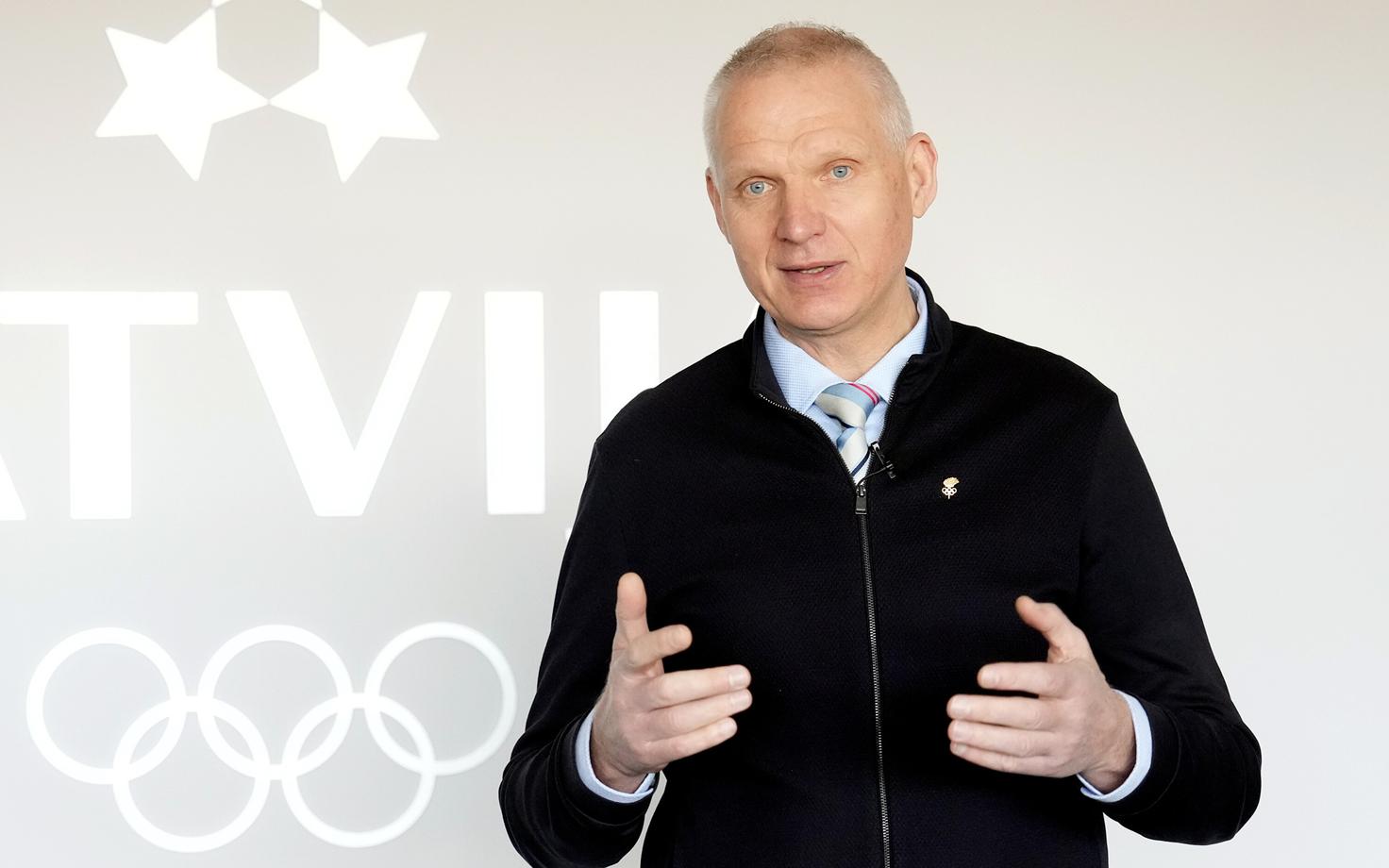 Läti olümpiakomitee nüüdseks endine juht Žoržs Tikmers