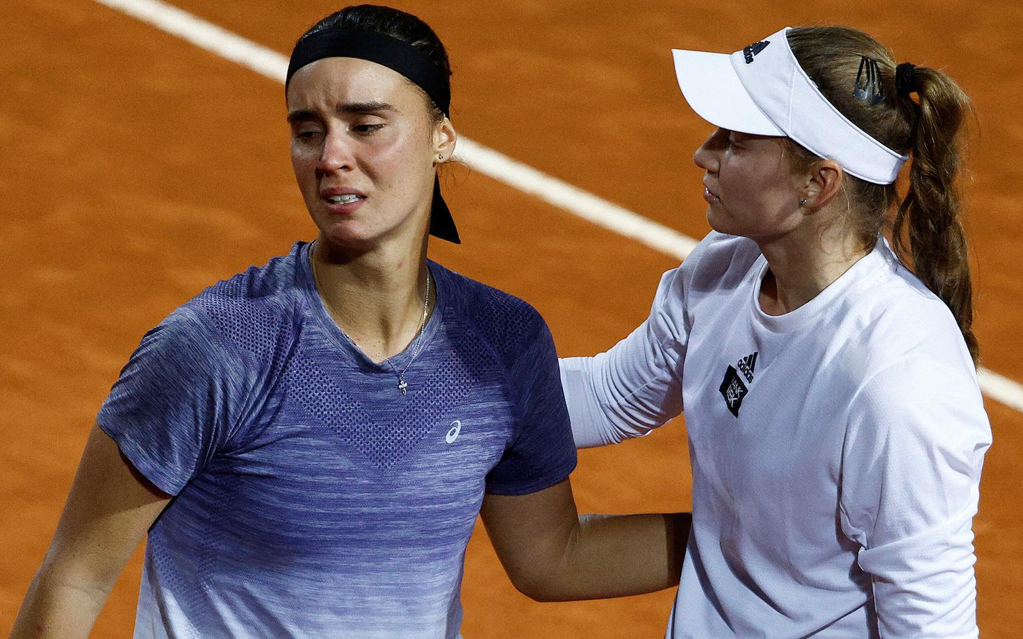 Anhelina Kalinina ja Jelena Rõbakina