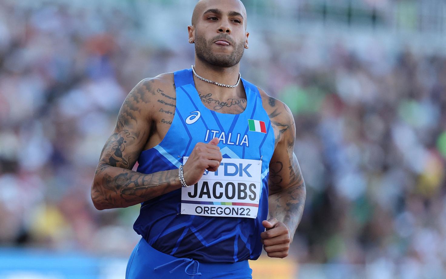 100 meetri jooksu valitsev olümpiavõitja Marcell Jacobs