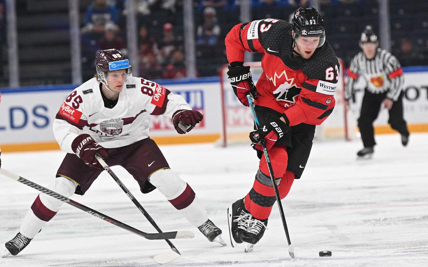 Jäähoki MM: Läti - Kanada