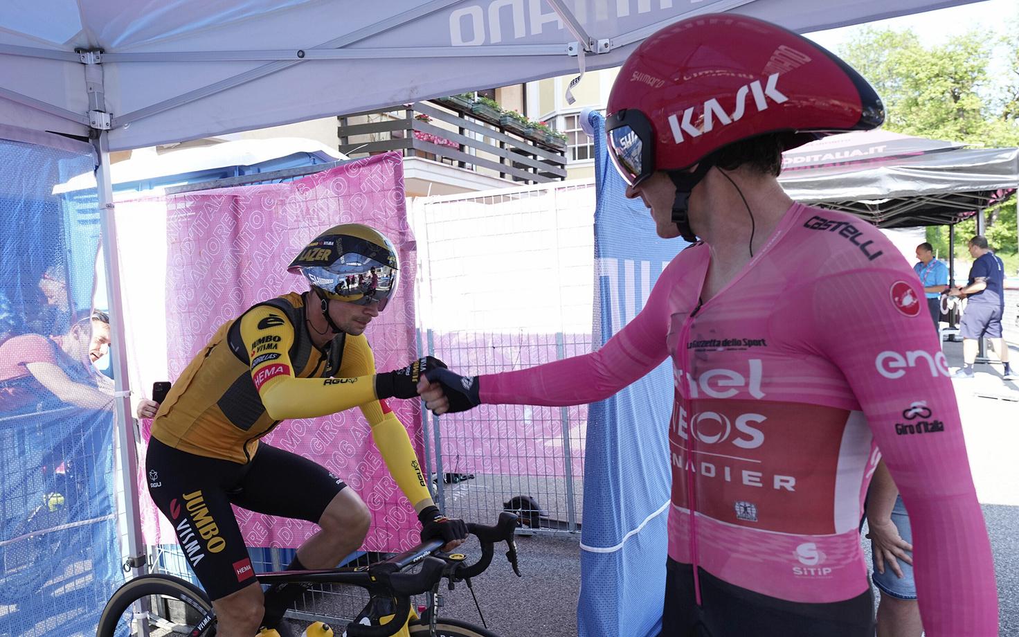 Primož Roglic ja Geraint Thomas