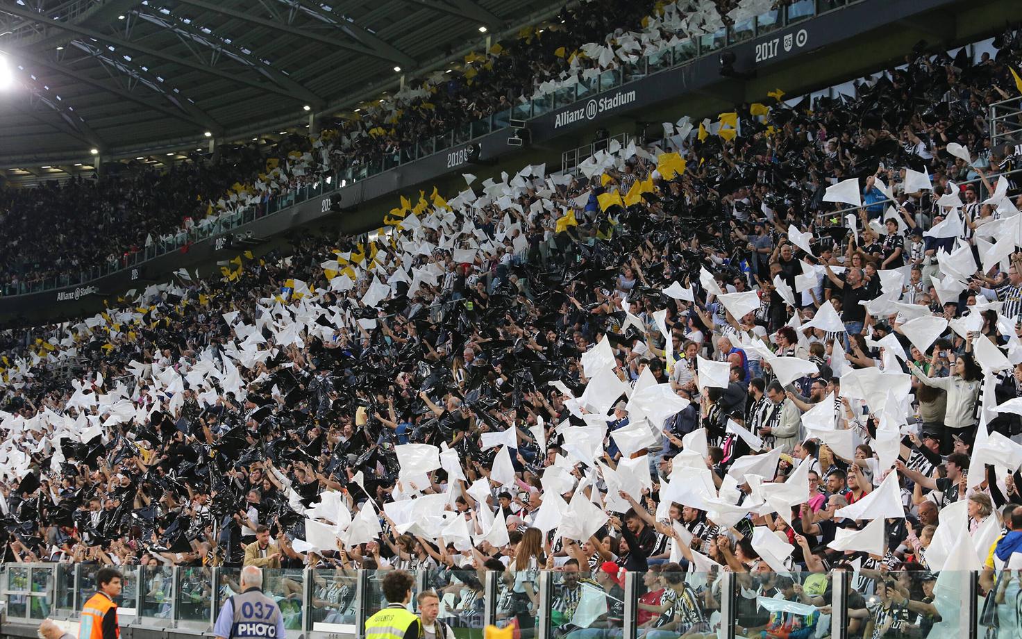 Allianzi staadion Torino Juventuse kodumängu ajal