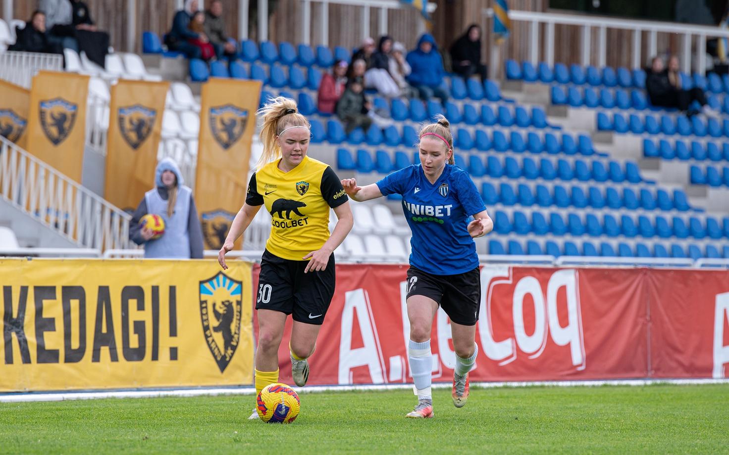 Jalgpalli naiste meistriliiga: Tallinna Kalev - Pärnu JK Vaprus ja Viljandi JK Tuleviku ühendnaiskond