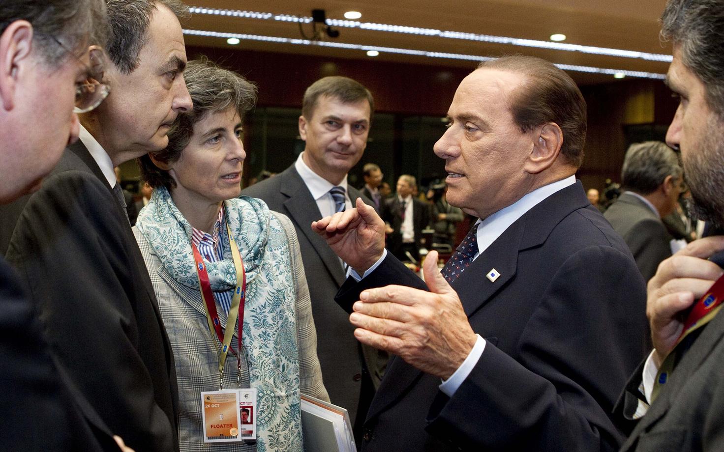 Silvio Berlusconi ja Andrus Ansip.