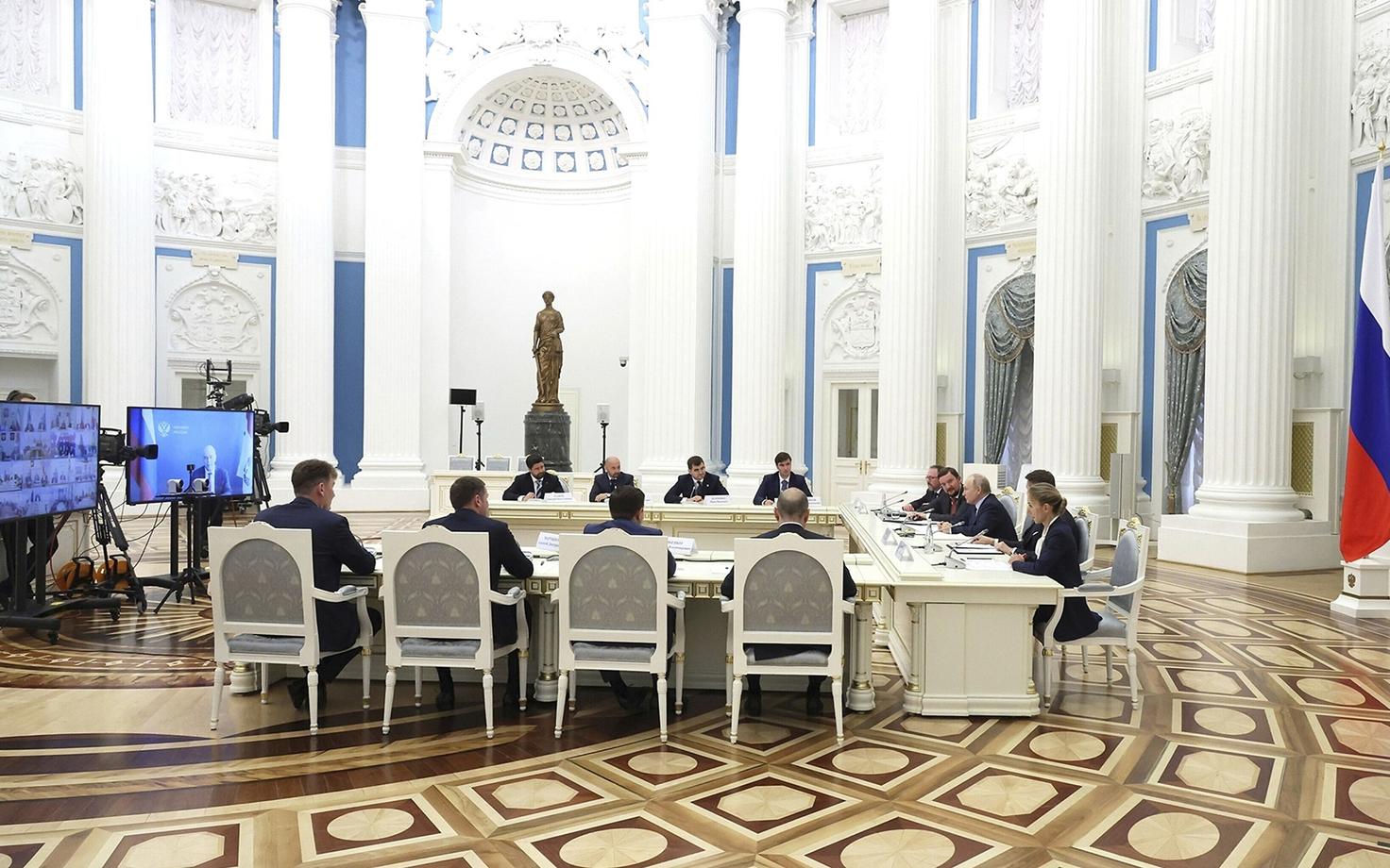 Venemaa president Vladimir Putin ärifoorumi kohtumisel selle aasta maikuu lõpus
