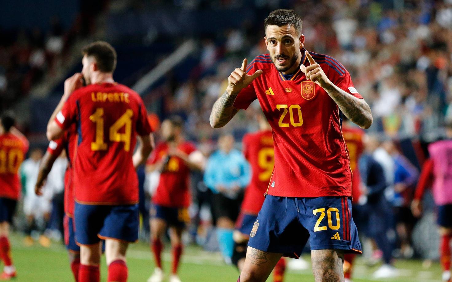 Joselu lõi Hispaania võiduvärava.